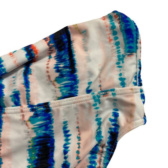 Island Escape Foldover Waist Full Coverage Bikini Swim Bottoms Plus Size 14 - Picture 13 of 16